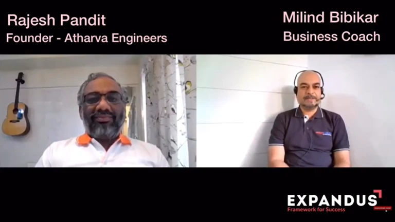 Best use of Lockdown by successful entrepreneur – Rajesh Pandit in conversation with Milind Bibikar Best use of Lockdown by successful entrepreneur – Rajesh Pandit in conversation with Milind Bibikar