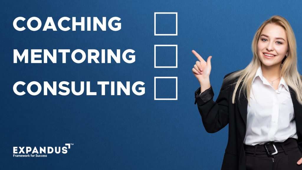 Coaching, Mentoring, or Consulting: What fits your business best?